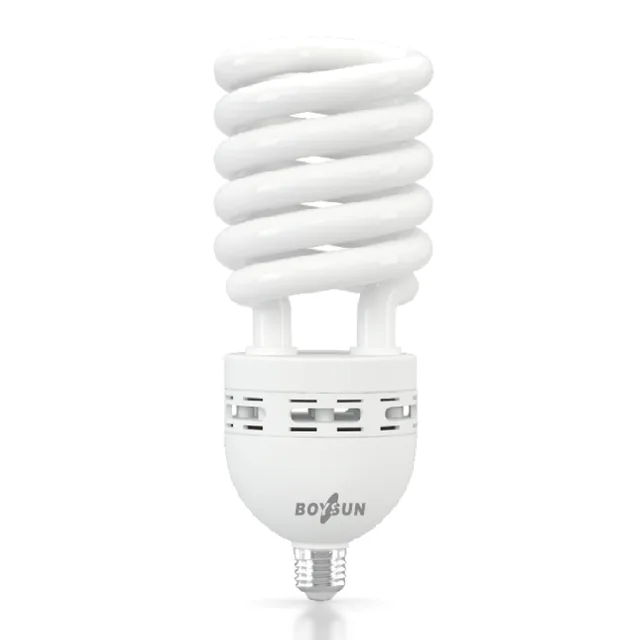 Half-screw energy-saving lamp
