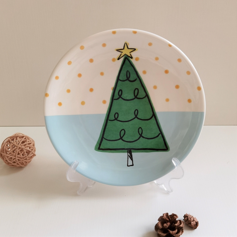 Christmas Ceramic Plate