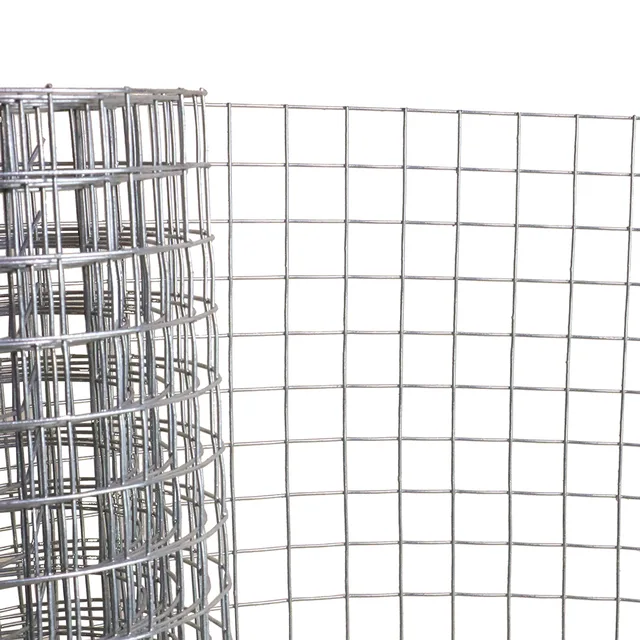 Galvanised Rabbit Wire Mesh Square Mesh Wire Netting 10 x 10mm