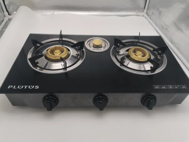 Glass gas cooker