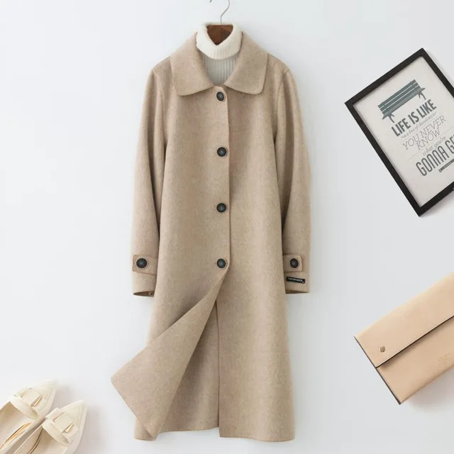 Women double face coat
