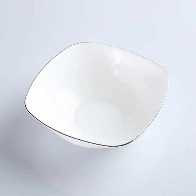 Opal porcelain glass plate