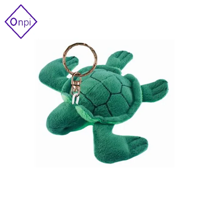 Custom custom plush tortoise animal keychain