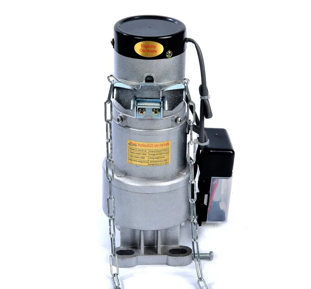 Fast brushless AC/DC rolling shutter door motor
