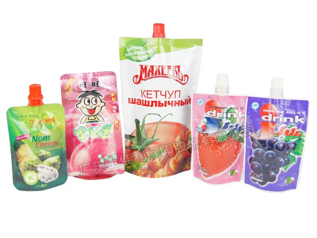 Fruit juice spout pouch