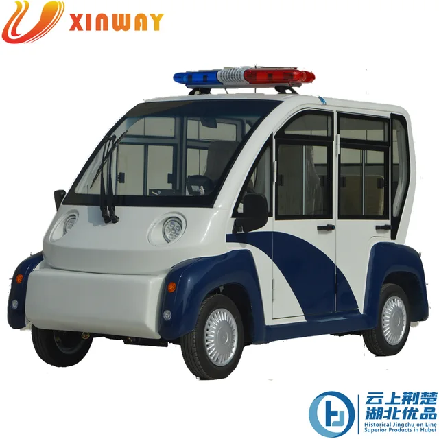 4 seats enclosed Electric patrol car