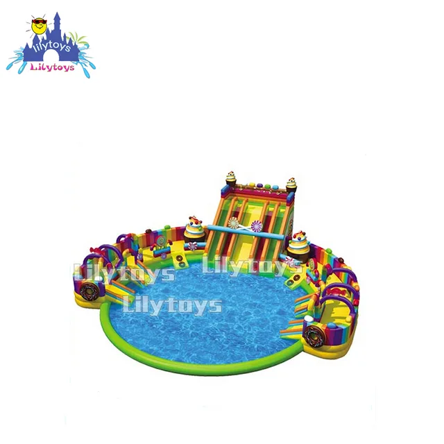 Candy theme park, parent-child interactive water park