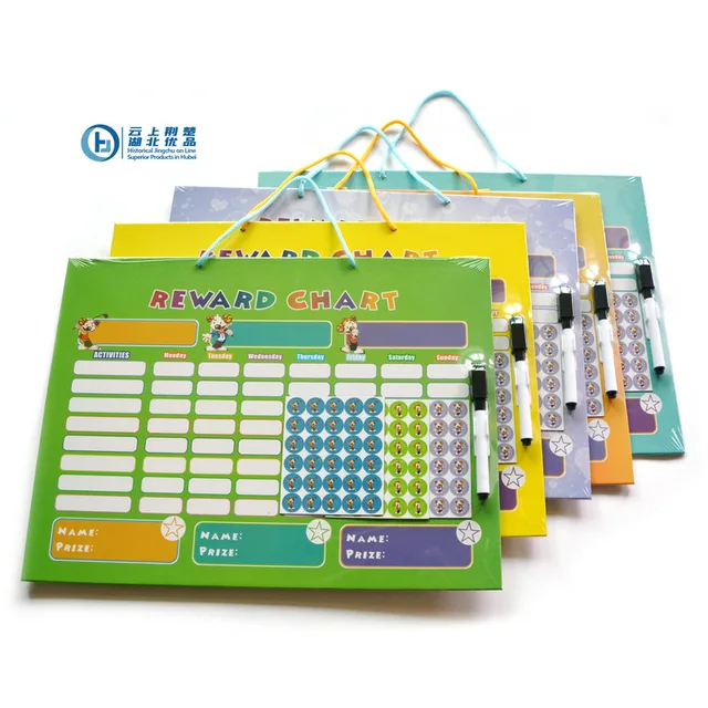 Customized design magnetic reward chart