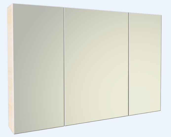 Plywood mirror cabinet
