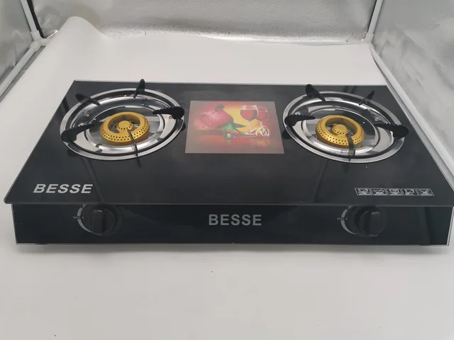 Glass gas cooker