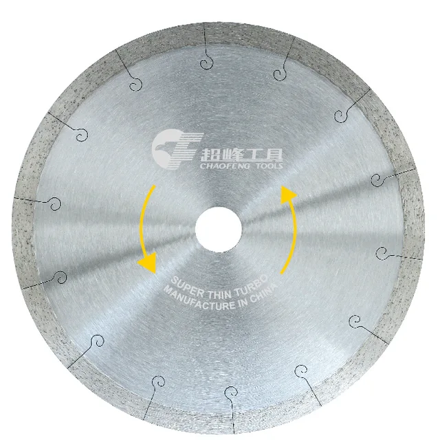 Diamond laser slotting ultra-thin saw blade