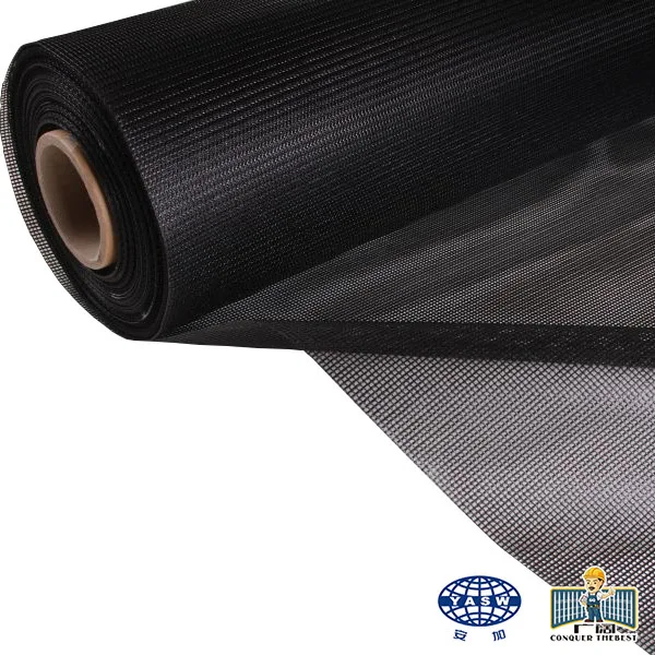Fiberglass window screen mesh and net