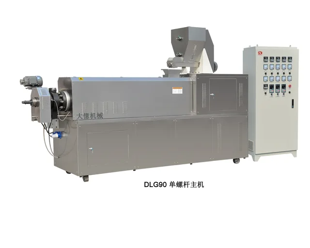 Single Screw Extruder Frying Snack Extruder