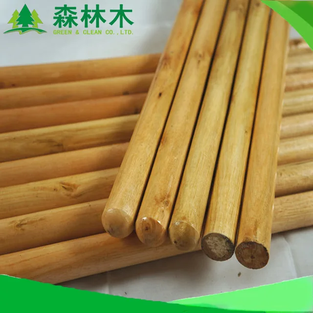 Wooden mop handles