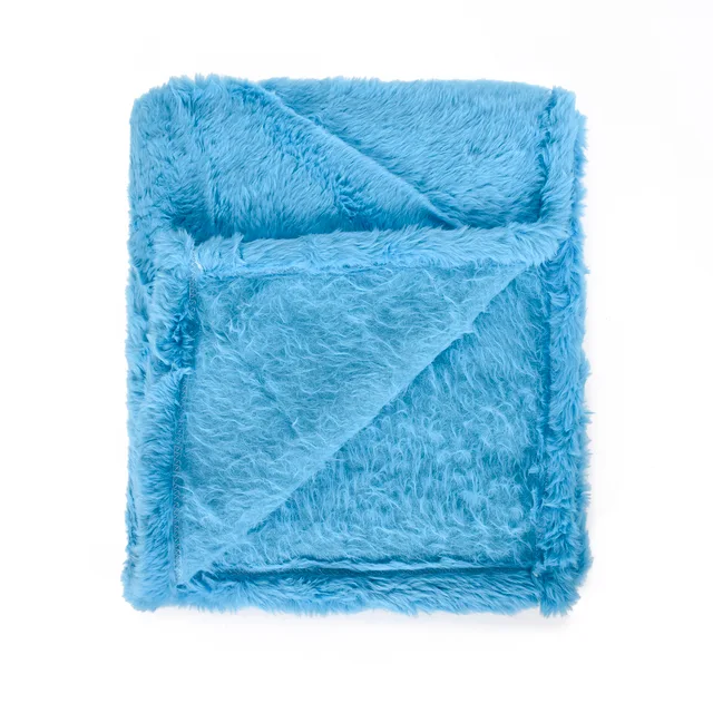 Faux Fur Pv Rabbit Fur Blanket Throw Polyester