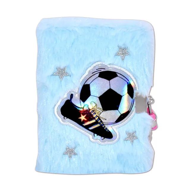 Plush diary notebook