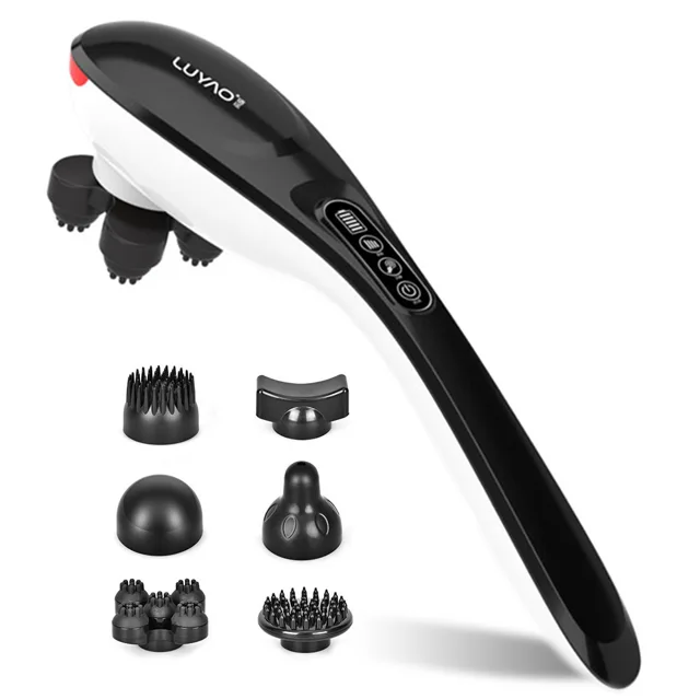 OEM Amazon rechargeable female body massage hammer vibrator hand held percussion massager LY-651A