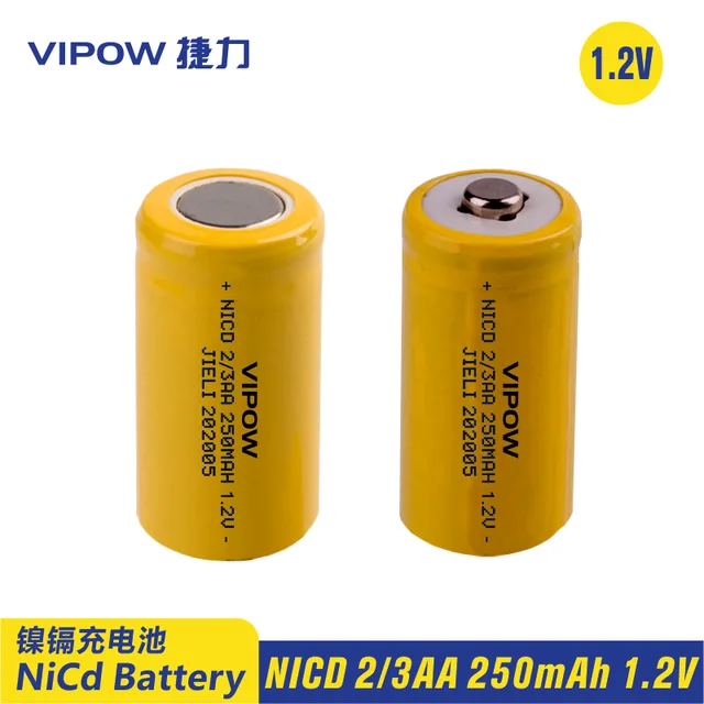 NI-CD 2/3AA 250mAh