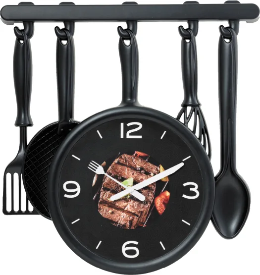 Wall clock; quartz clock; best sale; kitchen clock; creative clock； promotion clock; gift clock;beef clock；