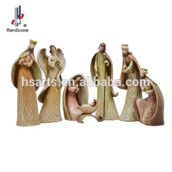Polyresin religious nativity set