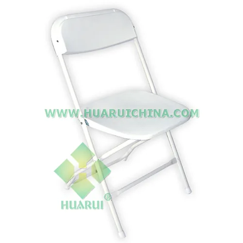 Plastic folding chair