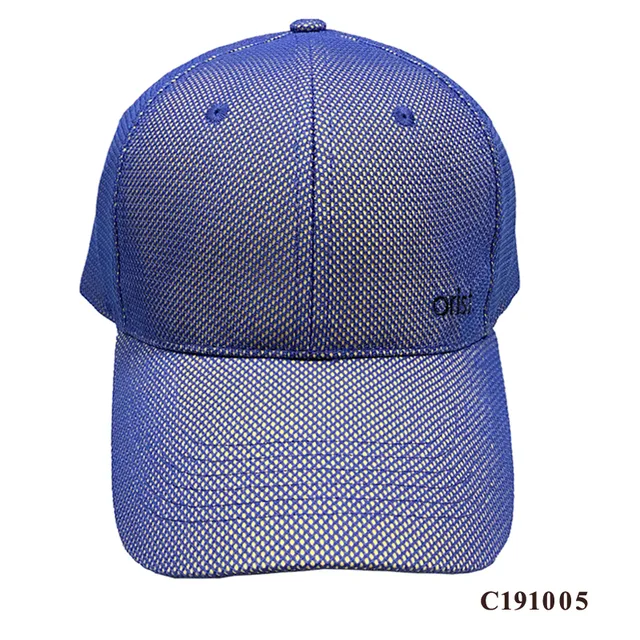 6 panels mesh cap with embroidery