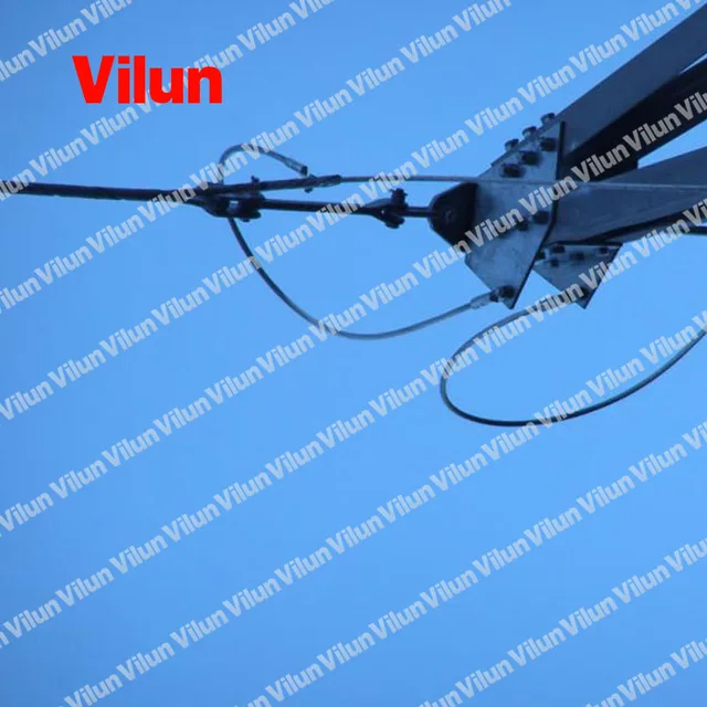Helical dead end tension strain clamp for OPGW fiber optical cable