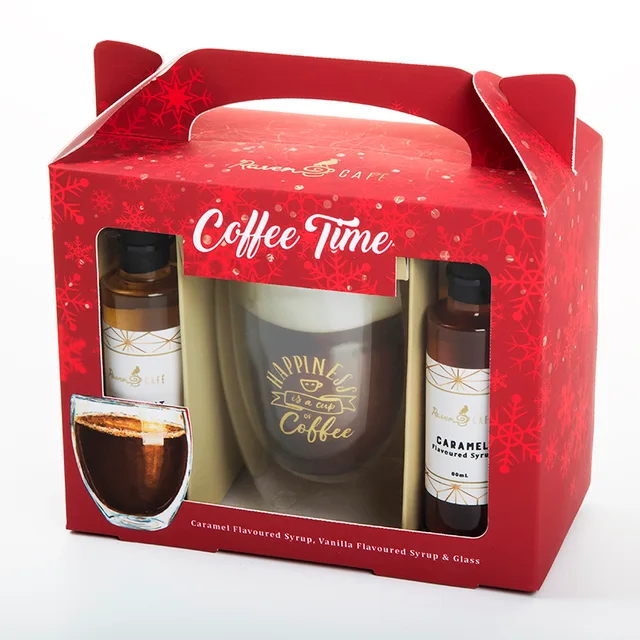 Coffee cup and syrup set
