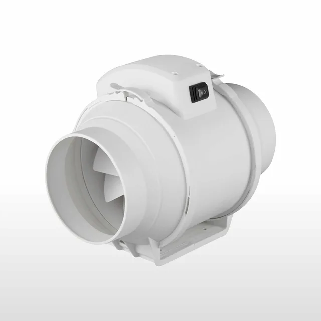 Plastic in line fan DPT10-23-1/DPT12-33-1/DPT15-44-1/DPT20-55-1