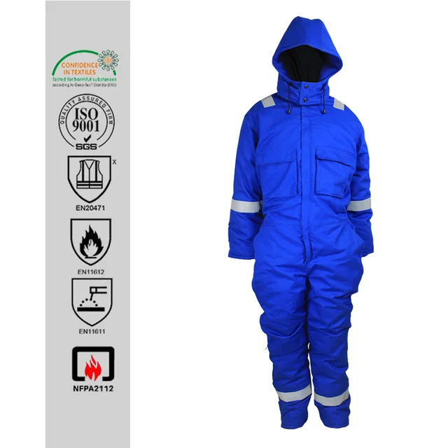 Winter flame resistant coverall