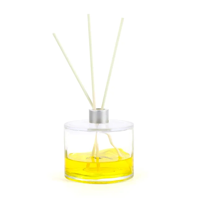500ml clear round reed perfume glass diffuser bottle for aroma oil