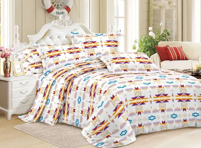 Microfiber transfer print bedset