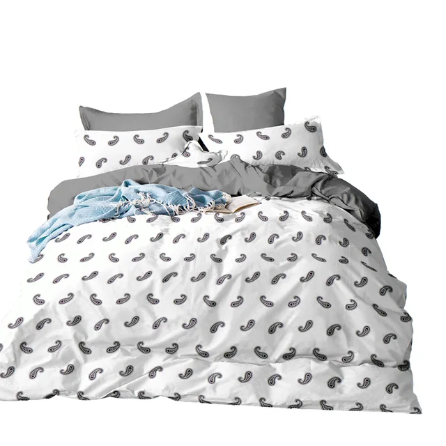 180tc Polycotton Dark Paisley Print Fabric For Bedding