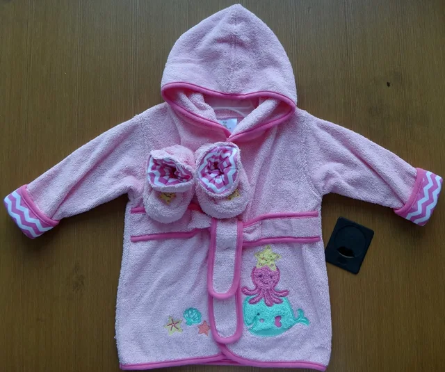 Baby Bathrobe，infant Bathrobe，baby Bathrobes With Booties
