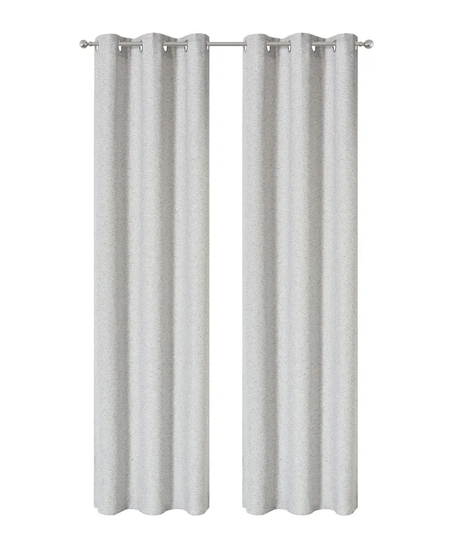 Linen look curtain