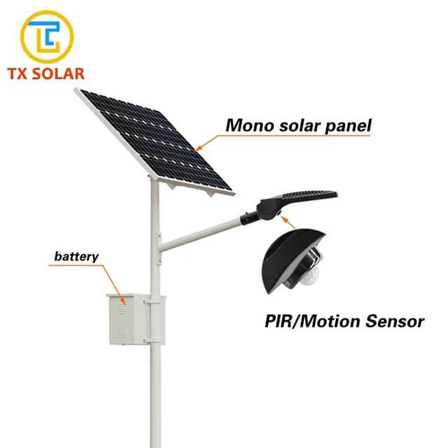 20W~100W split solar street light TXSOLAR split-07