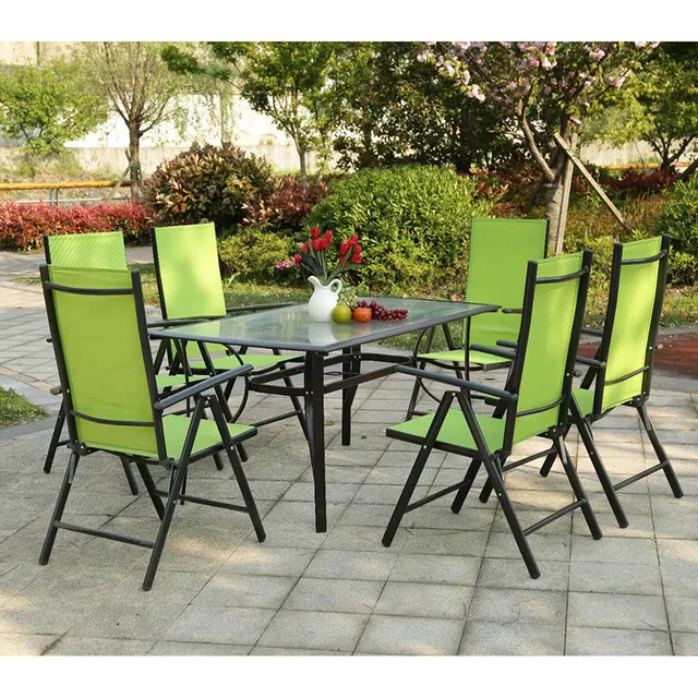 Alu position chair 7pcs dining set