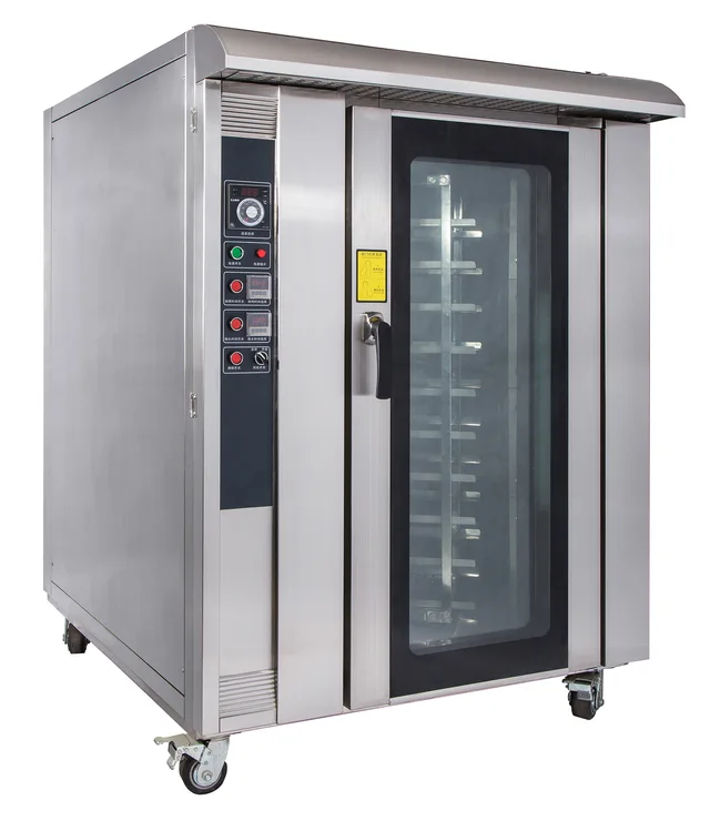 12 trays rotary rack convection oven