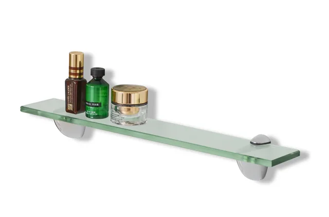 Bathroom glass shelf glass shower shelf