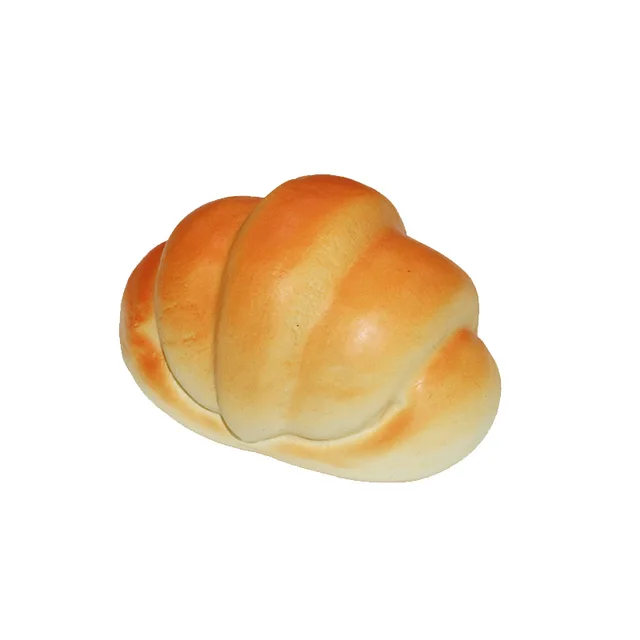 9cm Latex Bread Dog Pet Toys Yellow