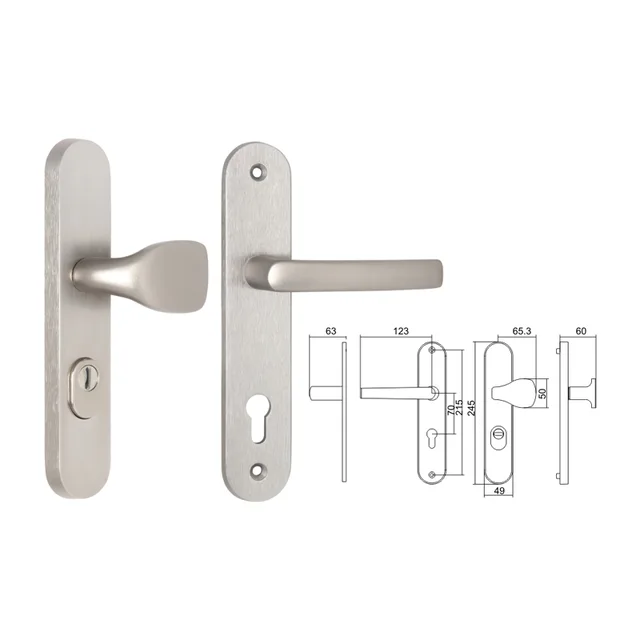 Security door handle