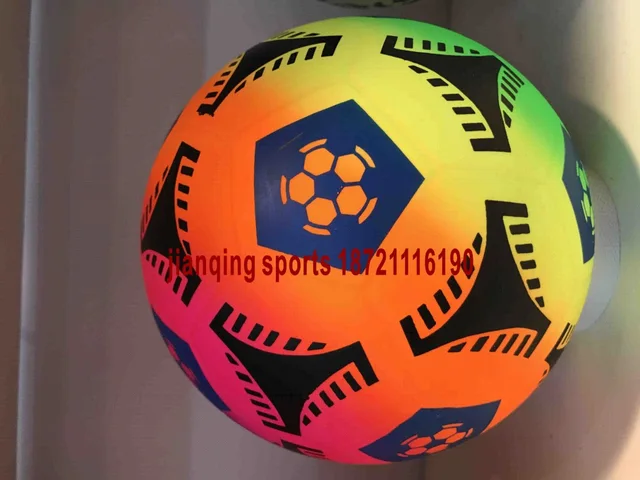 Rainbow soccer ball