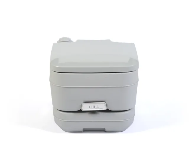 Easy carry plastic durable square portable toilet camping for sale 10L GMF