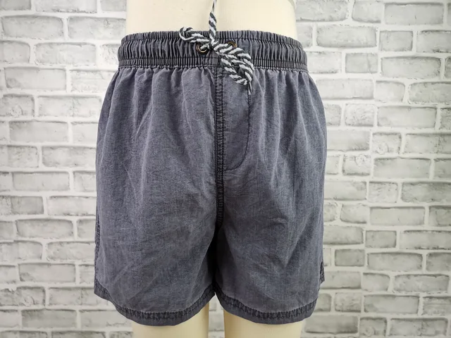 Boy's nylon board shorts, beach shorts, surf shorts, bermuda, garment dyed