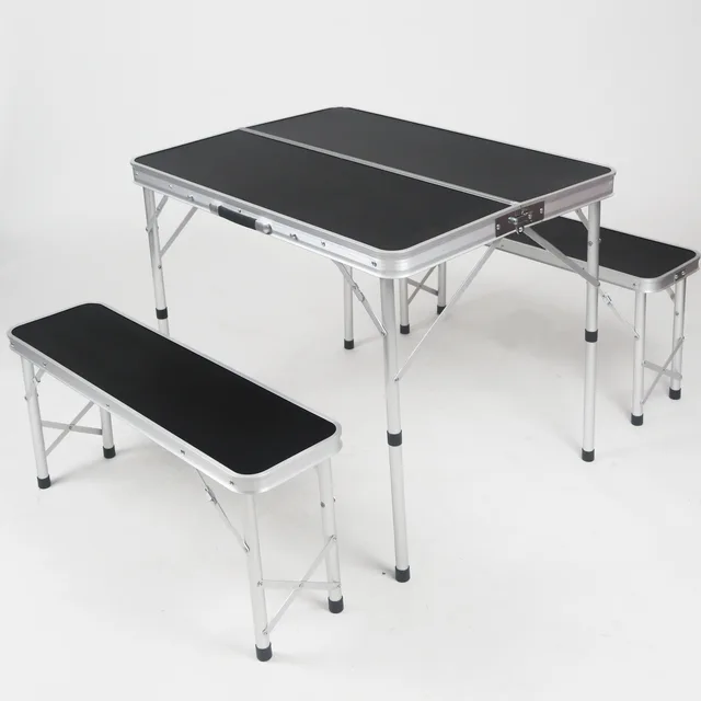 Folding camping table portable lightweight aluminium table for picnic or outdoor use