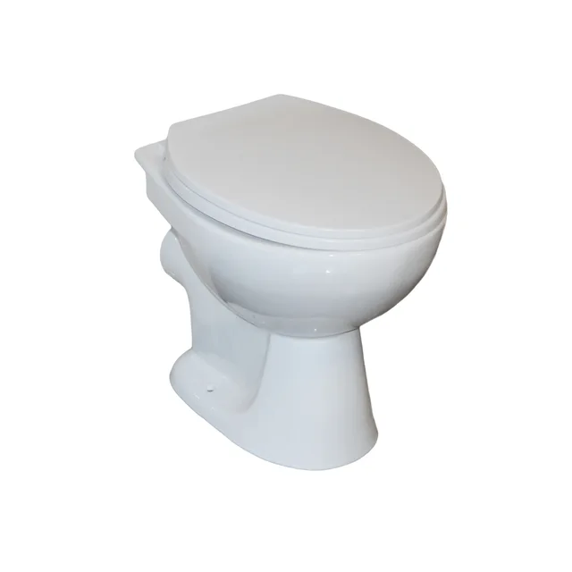 P trap single toilet bowl