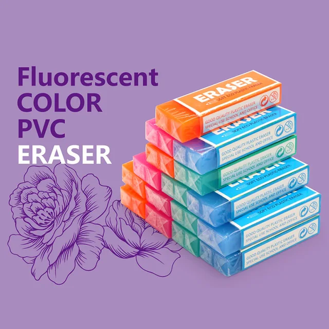 ZD-6919 high-quality PVC office eraser