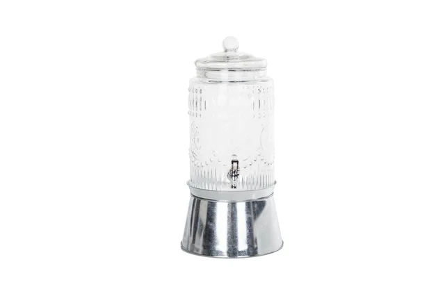 Glass beverage dispenser