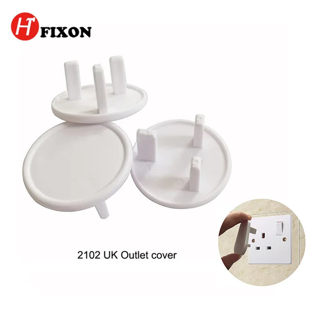UK plastic outlet cover safety plug cover electric plug cover