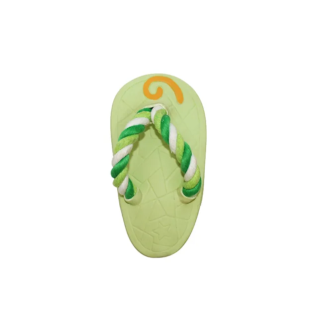11cm latex lemon slipper BB whistle Pet Toys